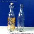 750ml Decal Glass Milk Bottles Wine Bottles with Swing Top